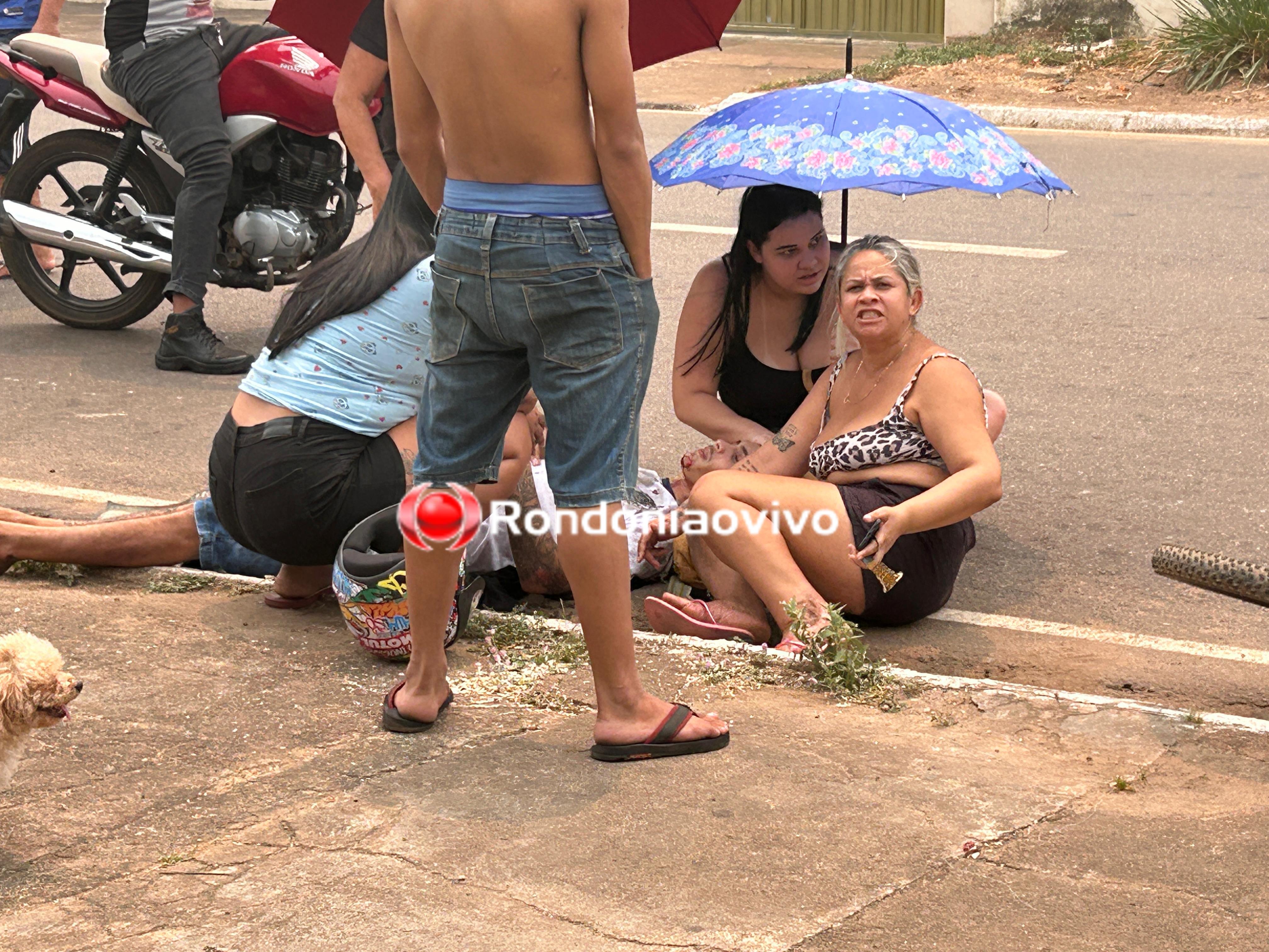 URGENTE: Motociclista fica gravemente ferido em acidente na Jaci-Paraná