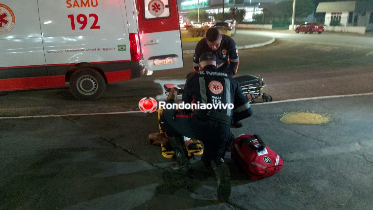 JORGE TEIXEIRA: Homem é espancado e cai pedindo socorro na frente de igreja 