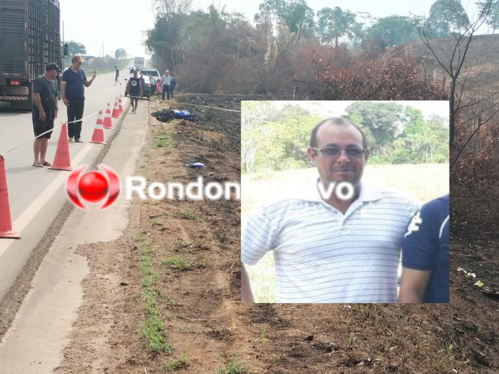 URGENTE: Mototaxista morre após acidente na BR-364; criança ficou ferida 