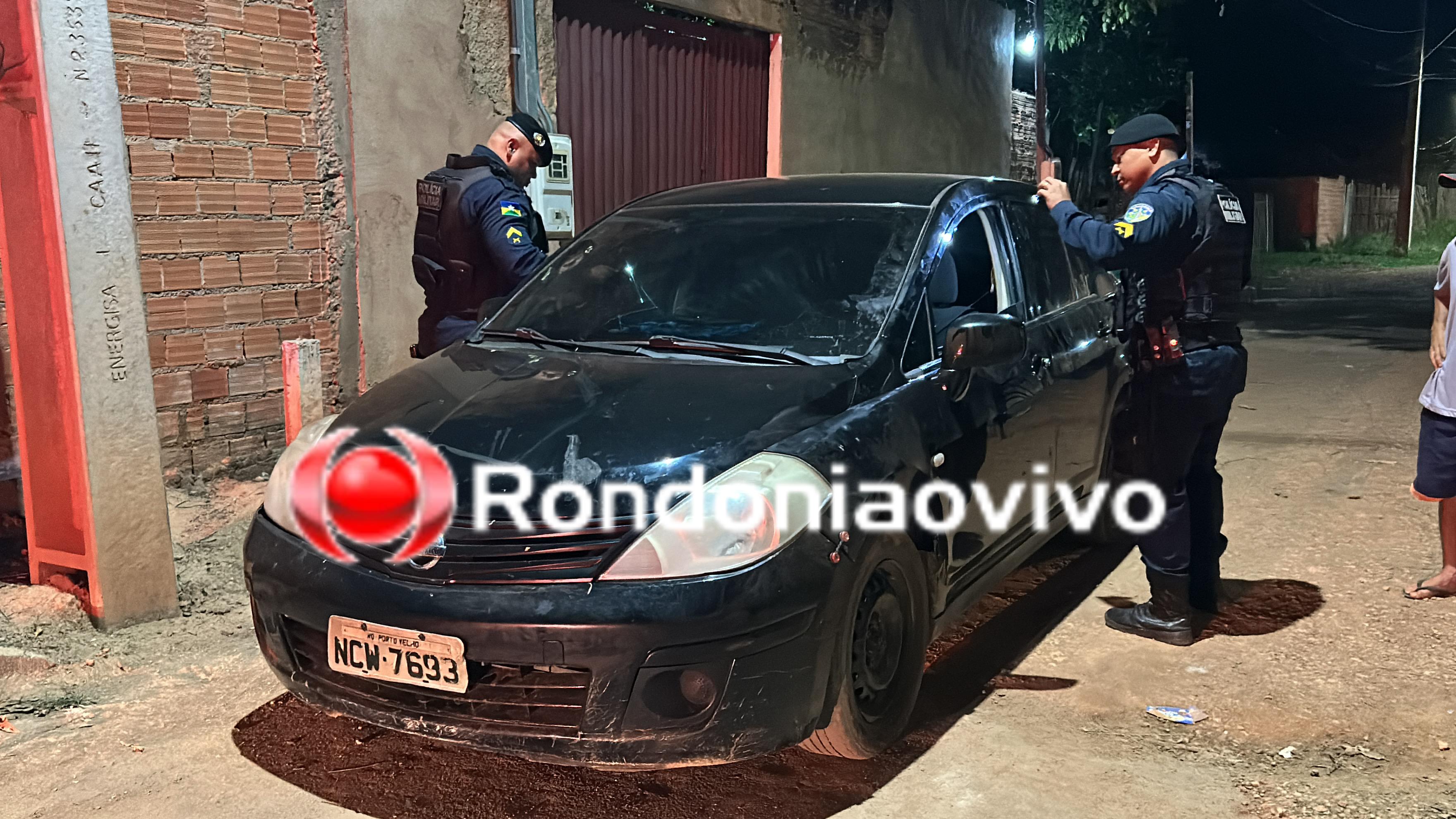 URGENTE: Motorista é executado a tiros dentro de carro