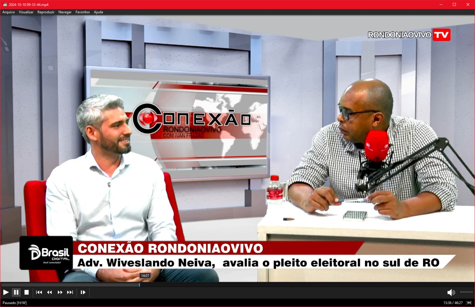 CONEXÃO RONDONIAOVIVO: Adv. Wiveslando Neiva, fala sobre avalia o pleito eleitoral no sul de RO