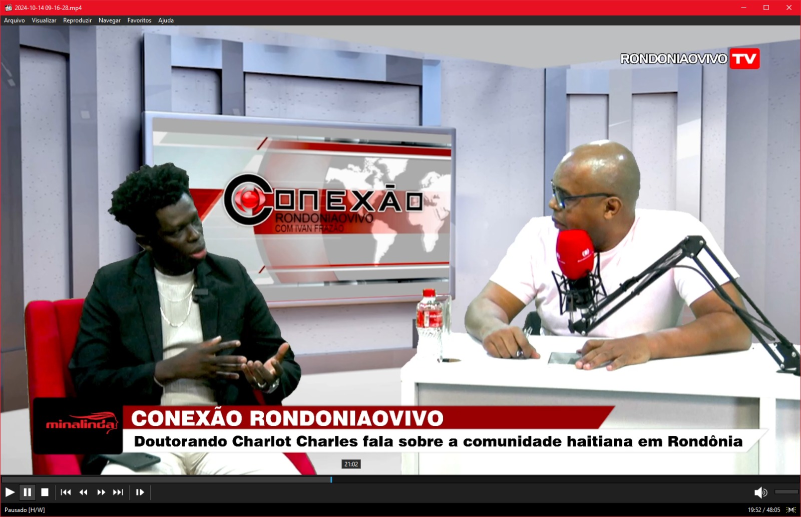 CONEXÃO RONDONIAOVIVO: Doutorando Charlot Charles fala sobre a comunidade haitiana em RO