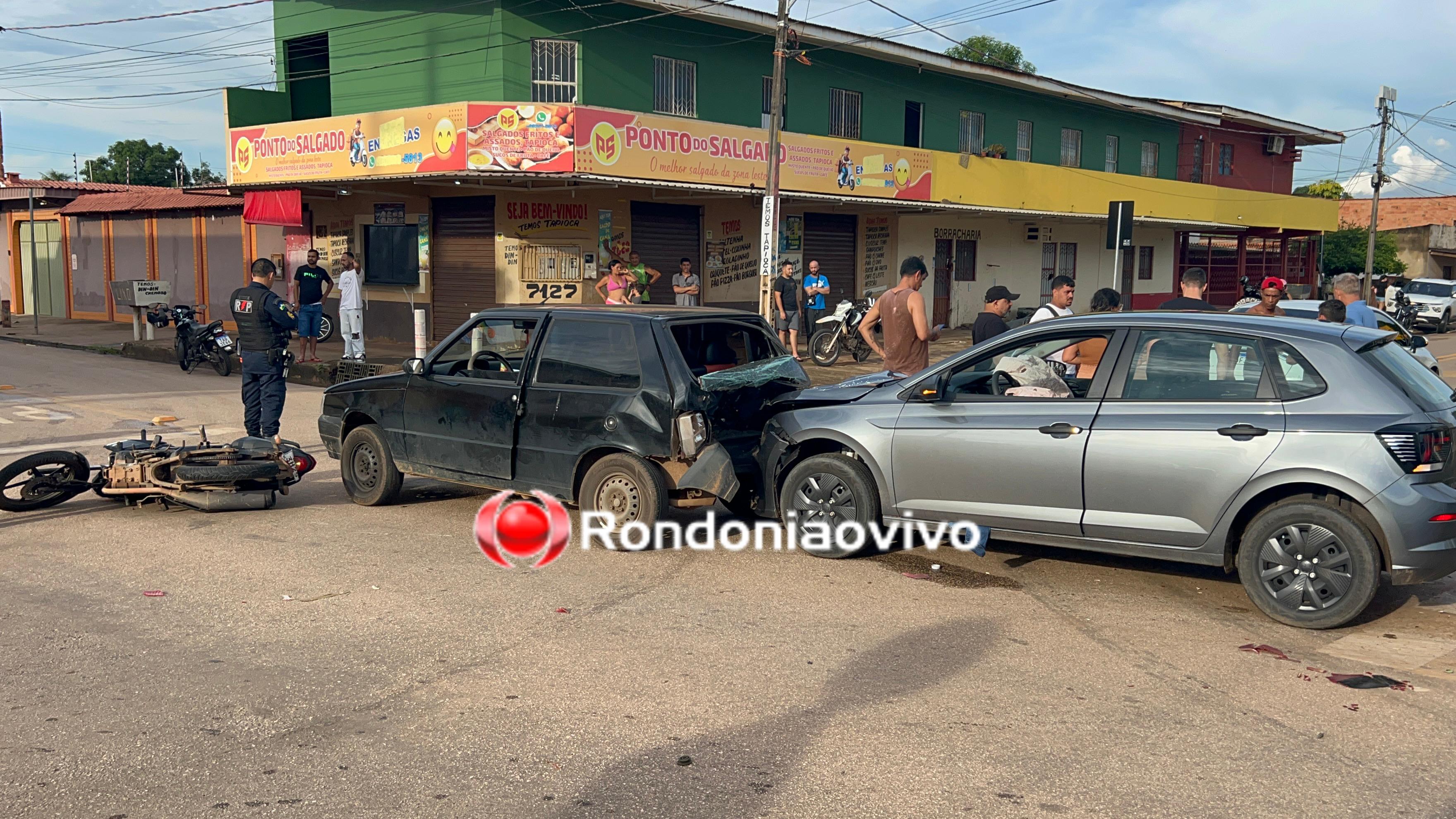 URGENTE: Batida envolvendo cinco veículos deixa dois feridos na Alexandre