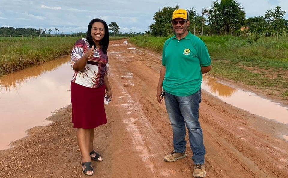 LINHAS VICINAIS: Joelna Holder visita in loco e cobra providências urgentes para localidades