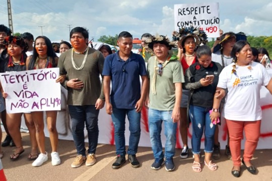 Povos indígenas se mobilizam contra PL490