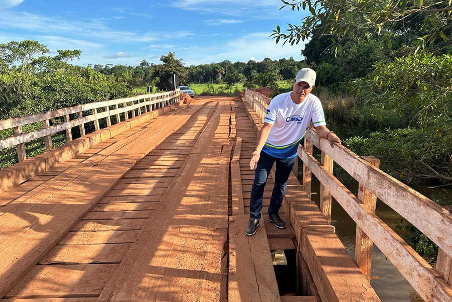 CÁSSIO GOIS: Deputado solicita nova ponte na Estrada da Figueira