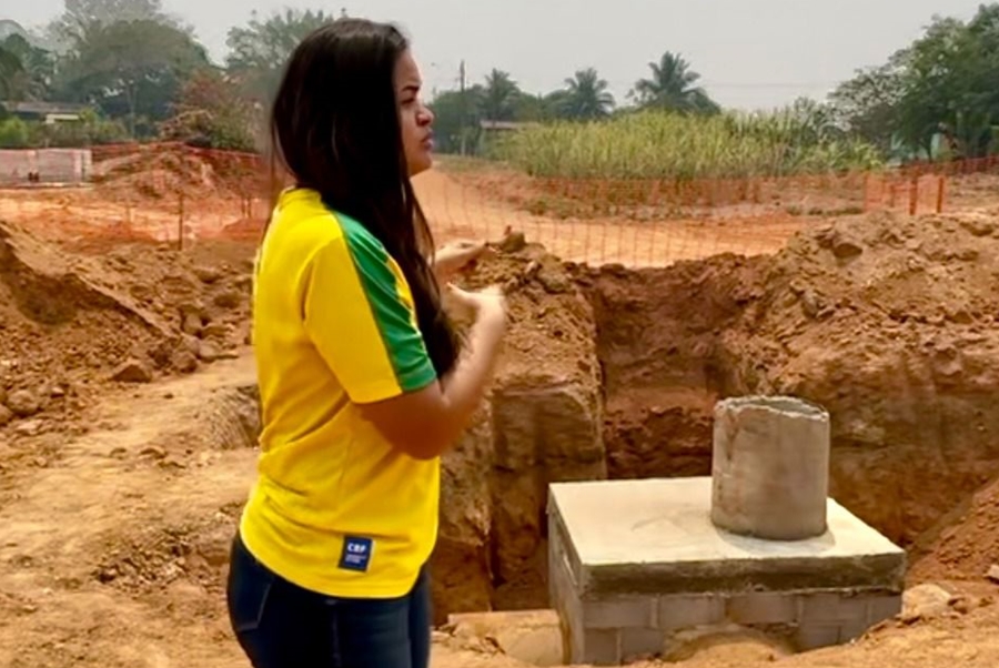 TAISSA SOUSA: Deputada acompanha obras de pavimentação asfáltica, no distrito de Jacinópolis