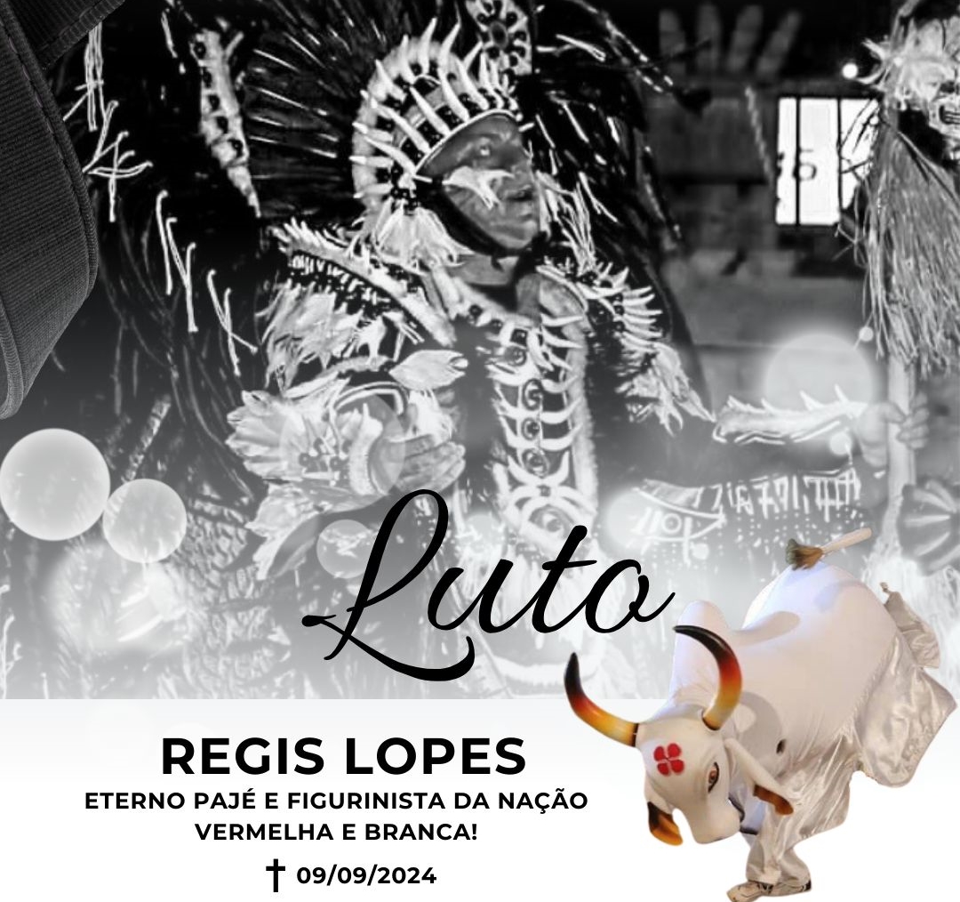 BOI DE LUTO: Morre em São Paulo, artista Regis Lopes, eterno pajé do Boi Flor do Campo