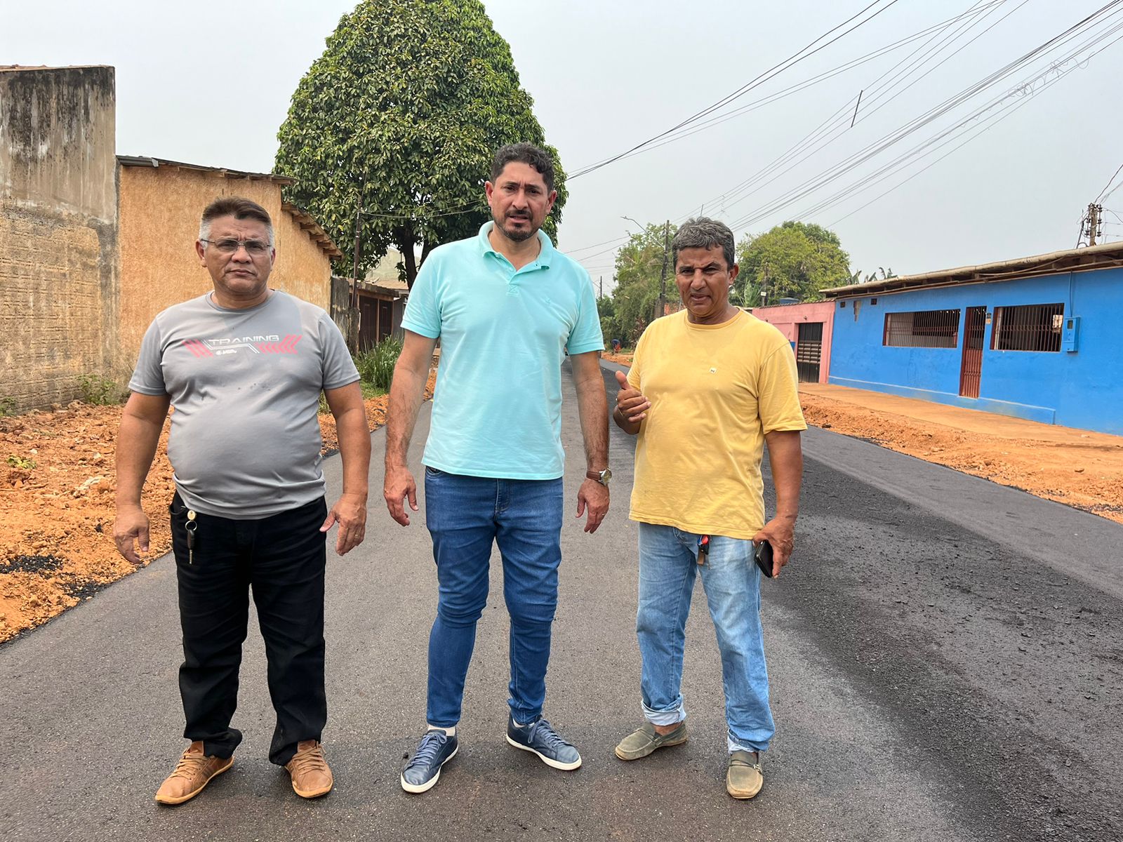 MÁRCIO PACELE: Ruas do Cidade do Lobo começam a ser pavimentadas