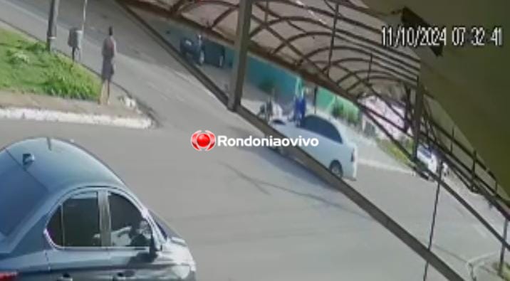 VÍDEO: Câmera de segurança registra grave acidente na Alexandre Guimarães