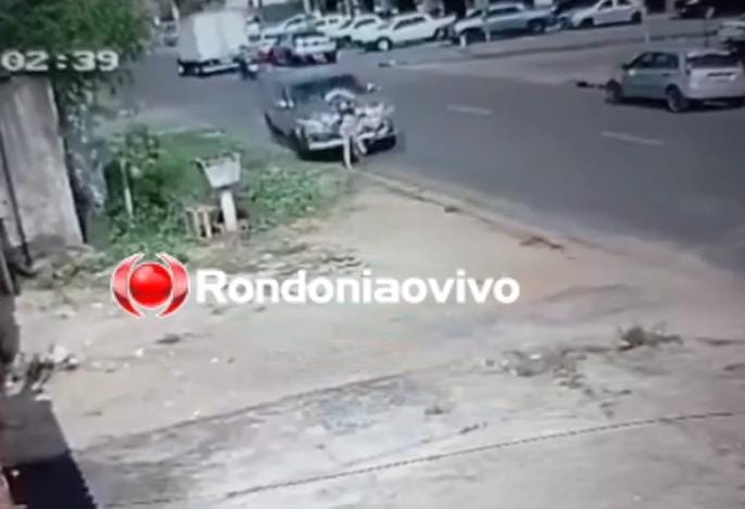 OMISSÃO DE SOCORRO: Vídeo mostra motorista de Hilux fugindo após atropelar adolescente