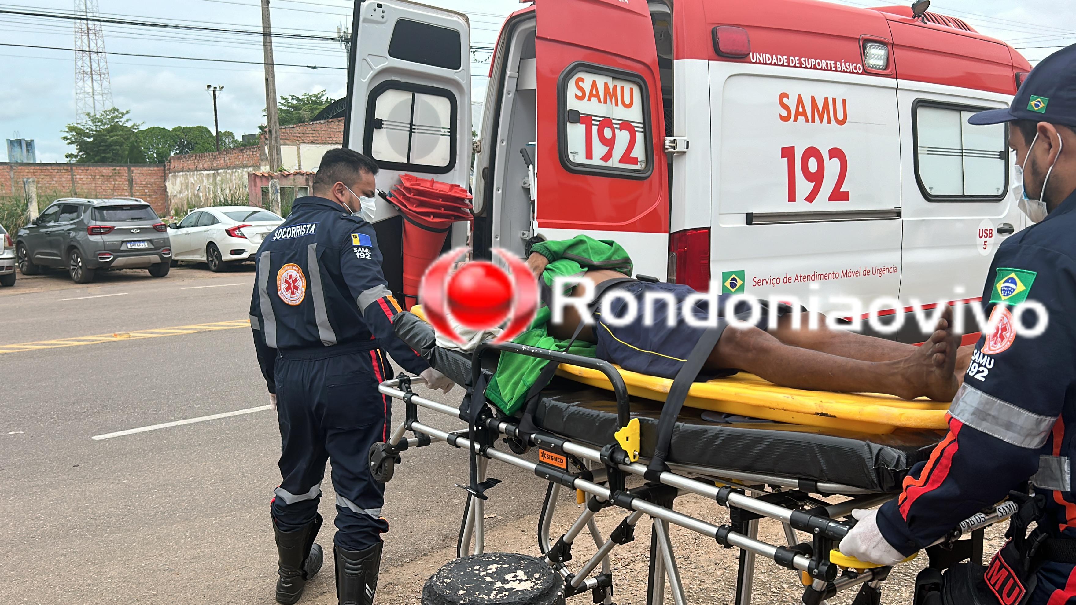 ASSISTA: Samu é acionado para socorrer homem atacado a pauladas