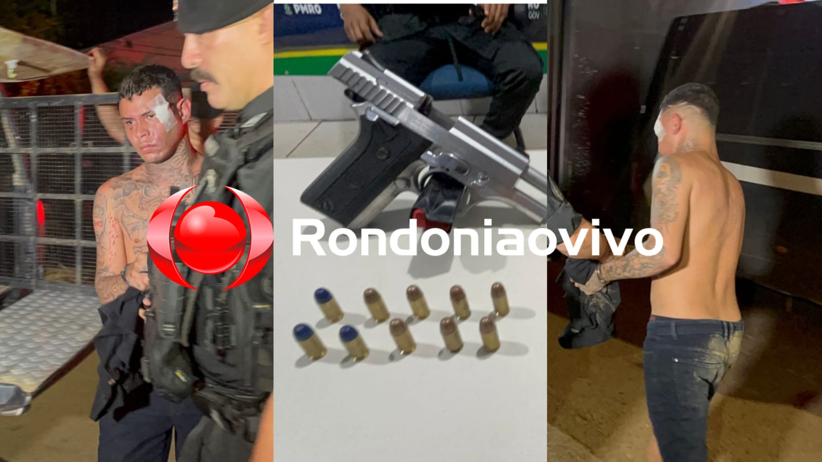 ATREVIMENTO: Criminoso do CV flagrado armado vai parar na UPA após resistir a prisão