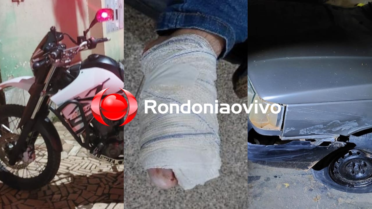 GRAVE: Condutor de XT660 tem dedos amputados em acidente e motorista bêbado é preso