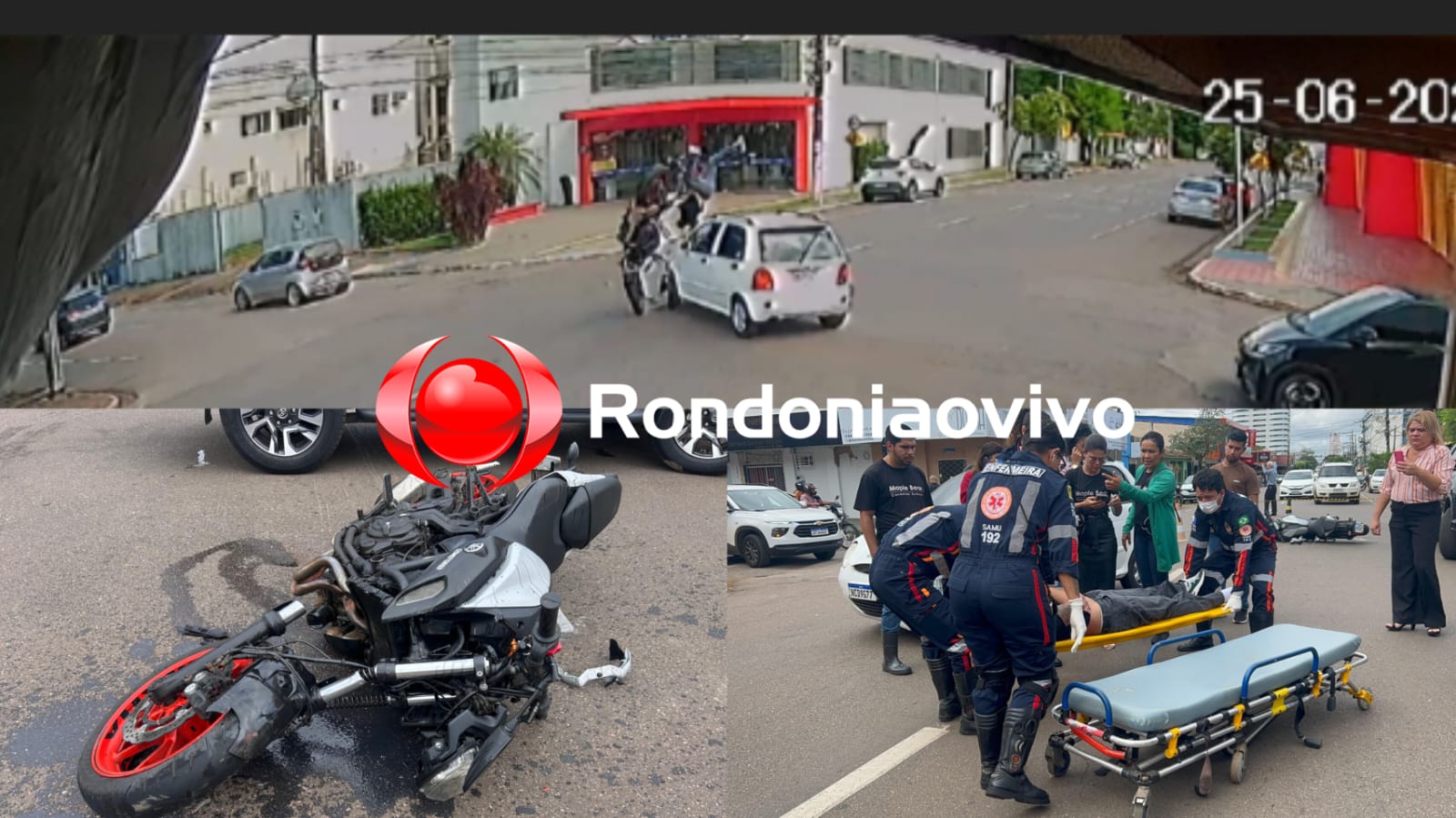 ALTA CILINDRADA: Vídeo mostra grave acidente com condutor de MT-07 na Avenida Calama