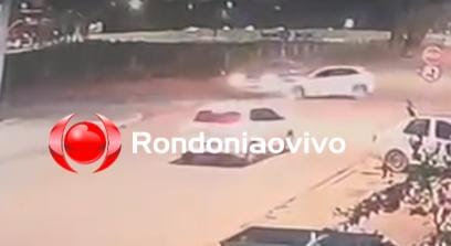 NA JACI-PARANÁ: Vídeo registra forte colisão que deixou motorista lesionado