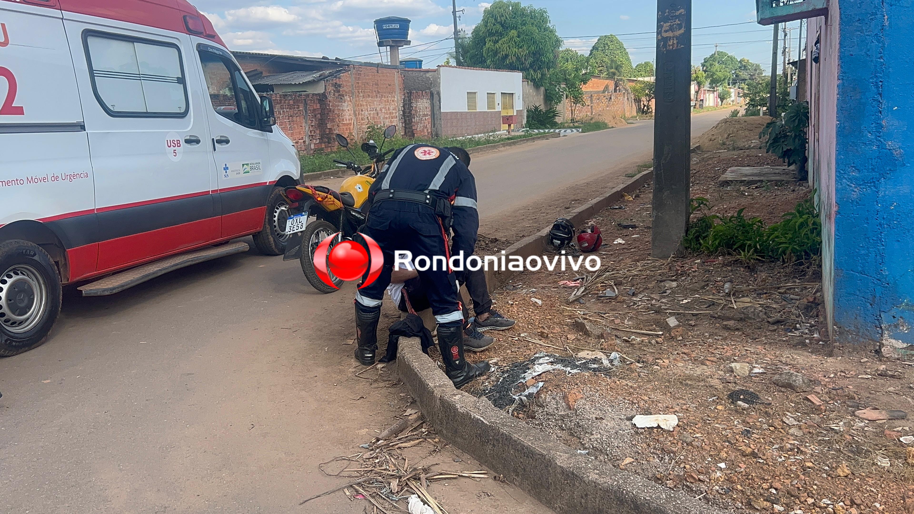 VÍDEO: Grave colisão com motociclista é registrada após condutor de Gol avançar