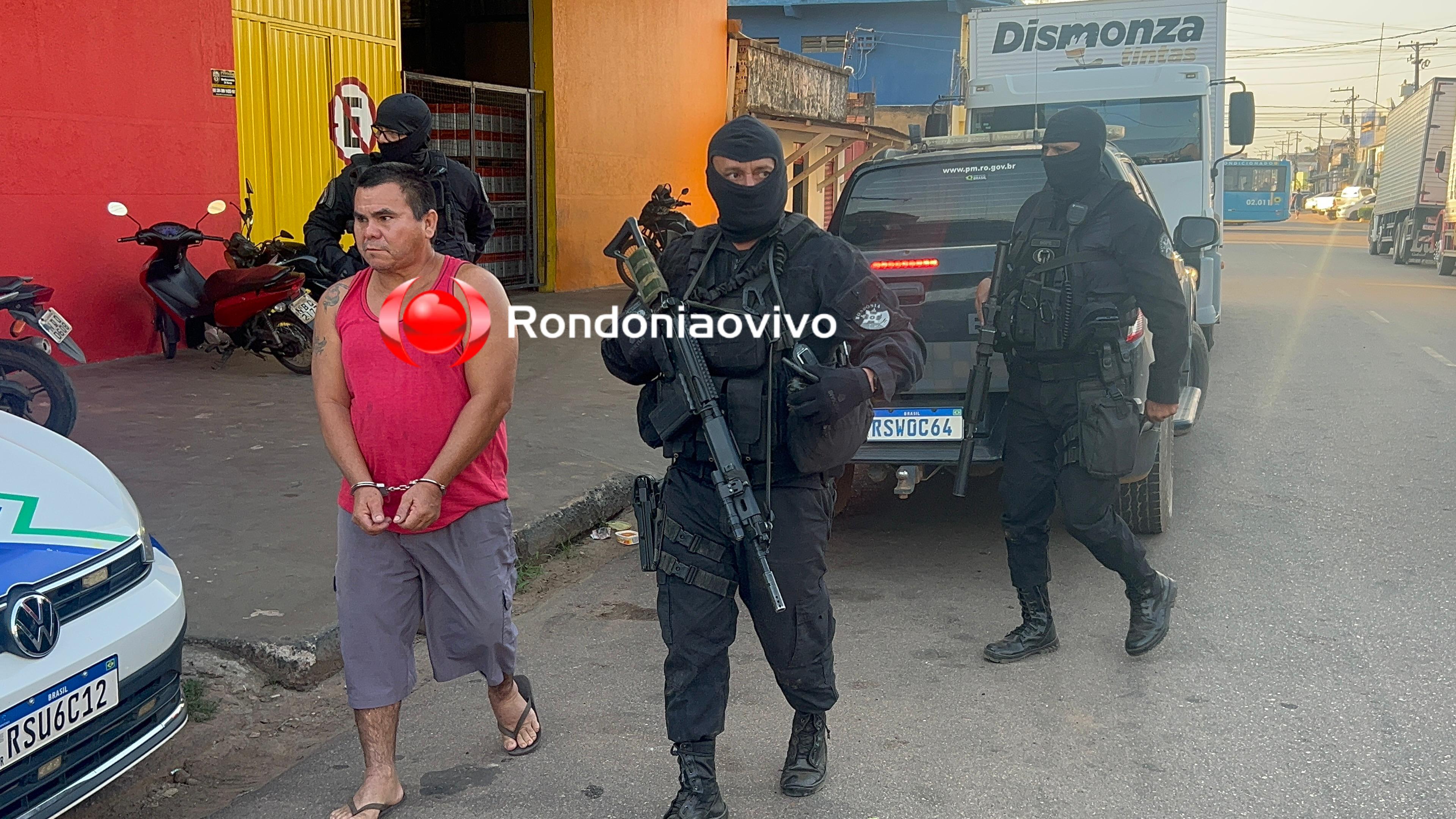 URGENTE: BOPE prende foragido acusado de vários crimes em Rondônia