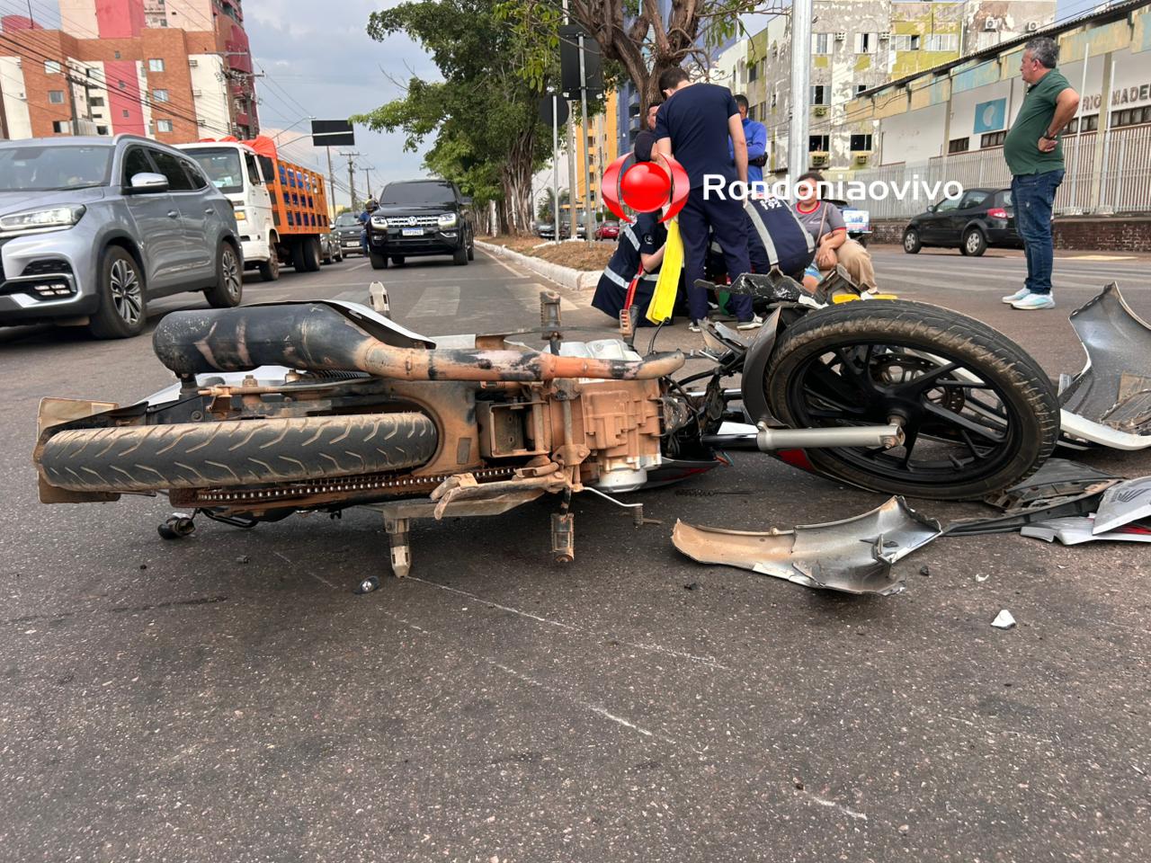 VÍDEO: Mulher sofre gravíssima fratura exposta em acidente na Rio Madeira