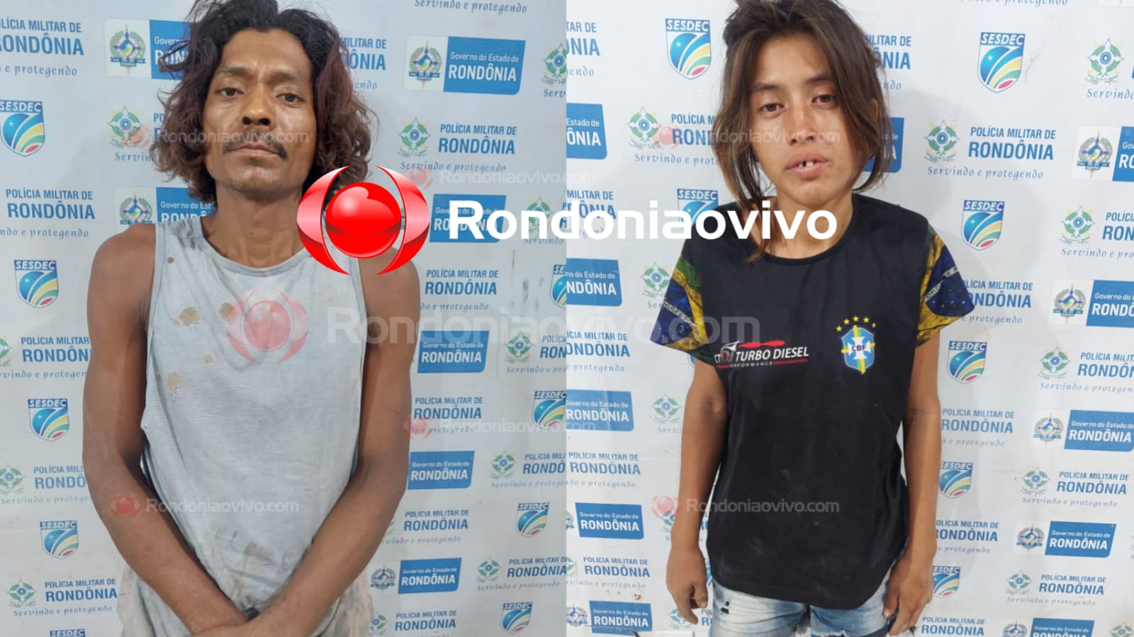 NA PANTANAL: Equipe do sargento Machado prende homem e mulher foragidos da Justiça