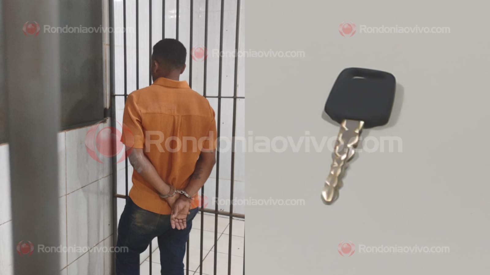 CHAVE MICHA: Acusado de tentar furtar motocicletas na frente do CPA é preso em flagrante