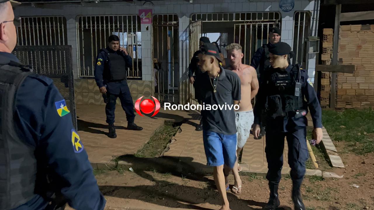 AO VIVO: Equipe do sargento Machado fecha mais uma boca de fumo e prende dupla