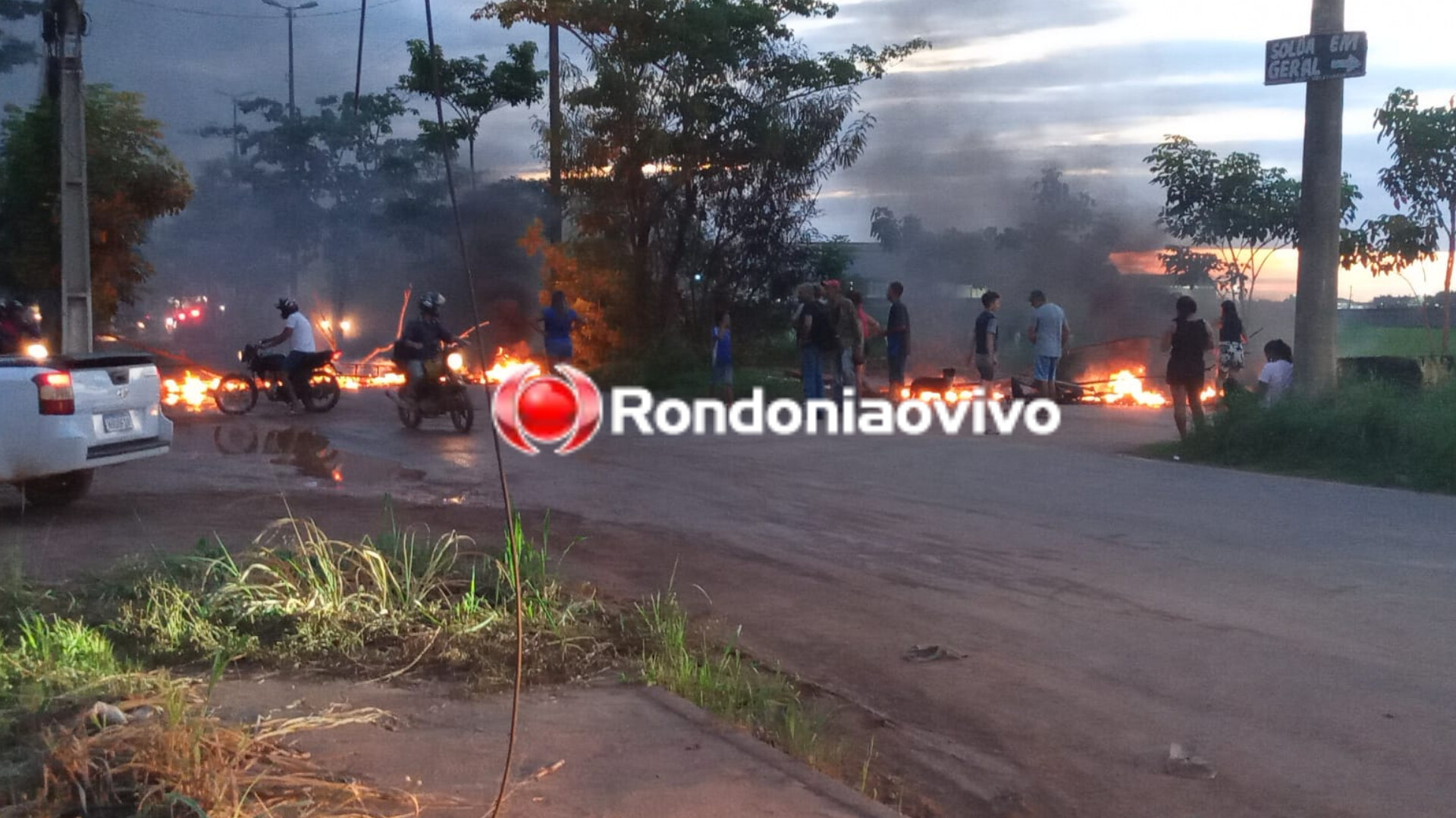PROTESTO: Moradores fecham Avenida de Porto Velho durante manifestação