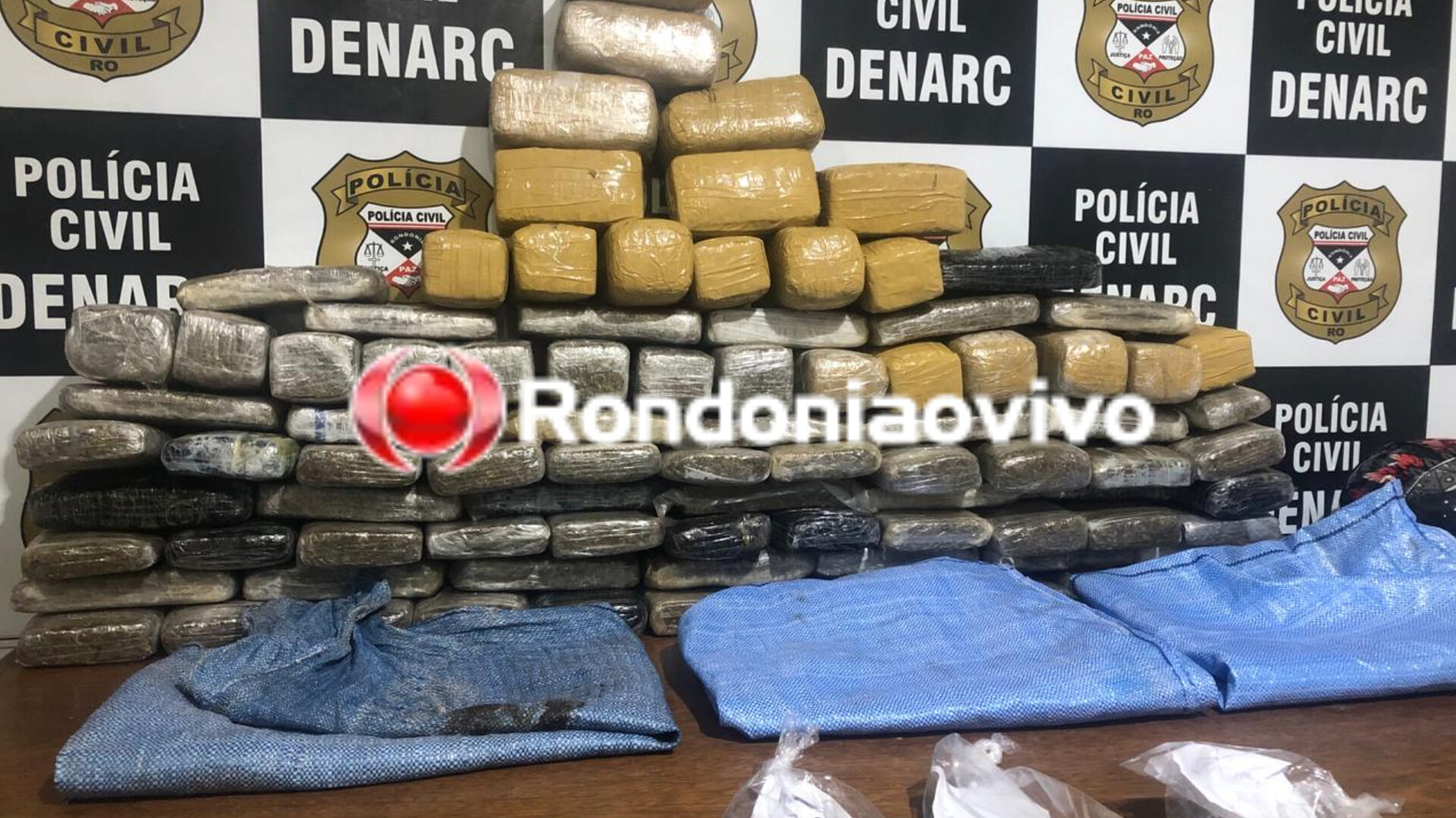 NA BR-364: Traficantes do Orgulho do Madeira são presos com 90 quilos de drogas pelo Denarc 