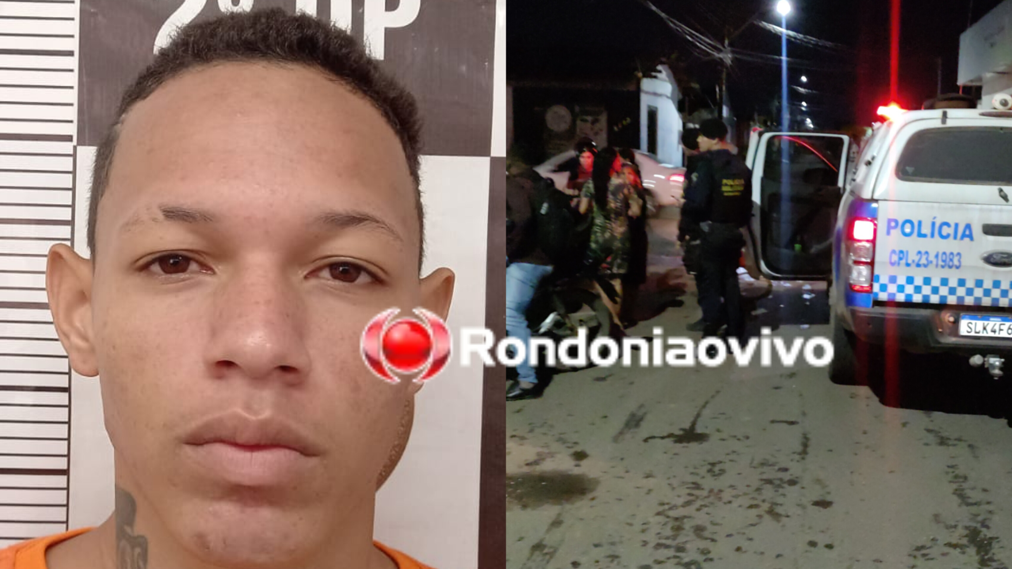 NA CABEÇA: Jovem de 21 anos é atacado a tiros na frente da companheira 