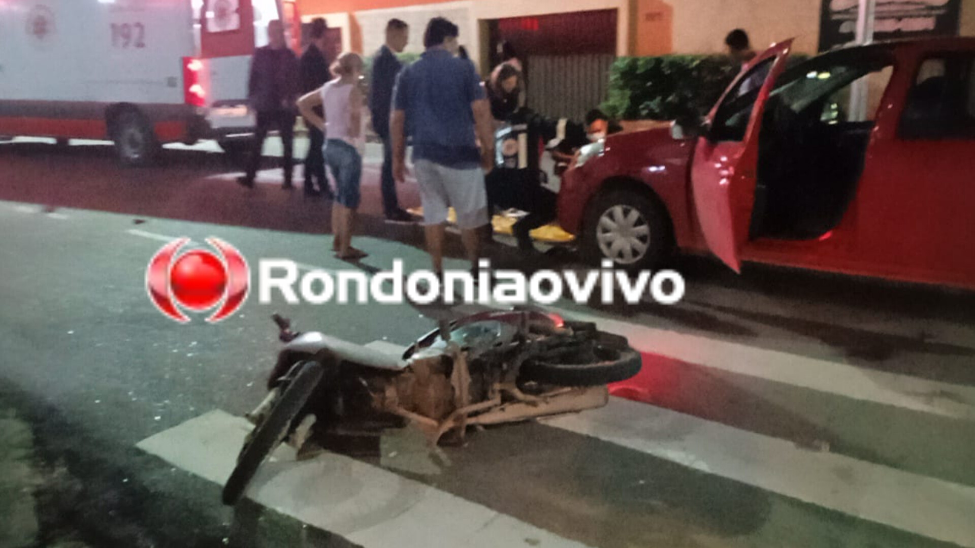 DOM PEDRO II: Motociclista é atropelado por carro ao avançar semáforo vermelho 