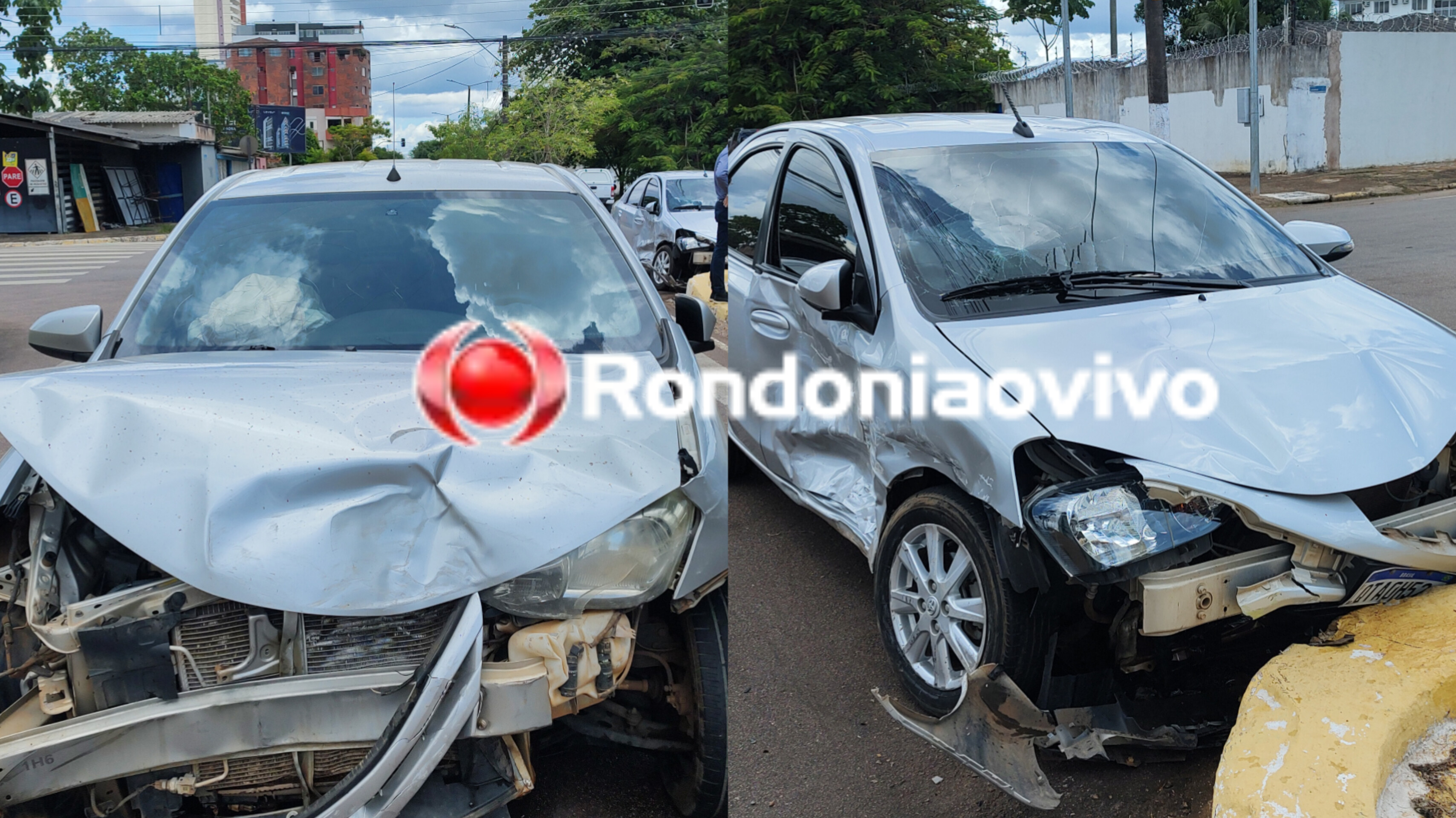 VÍDEO: Grave batida entre carros Etios deixa duas mulheres feridas na Calama