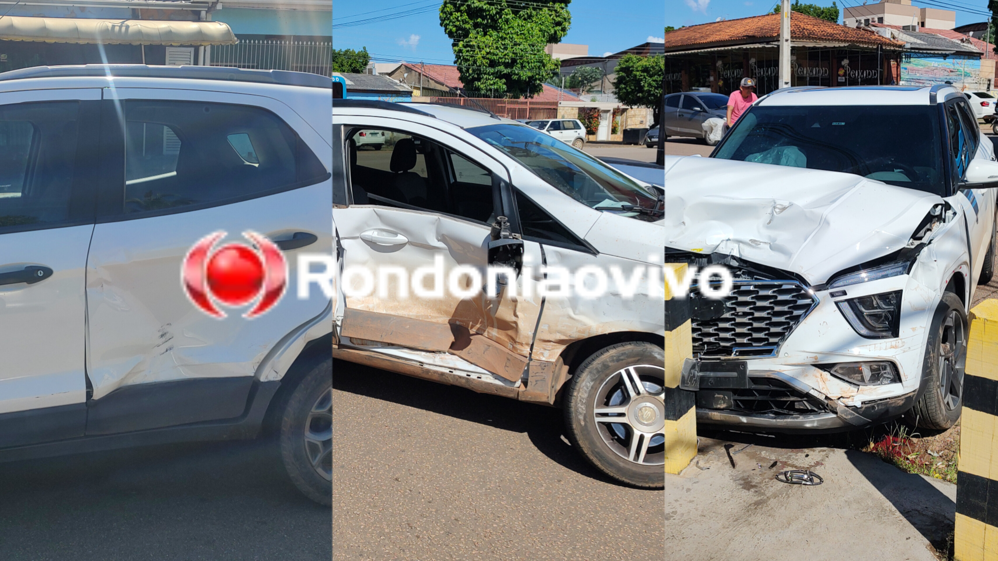VÍDEO: Grave colisão envolve três carros na Avenida Calama