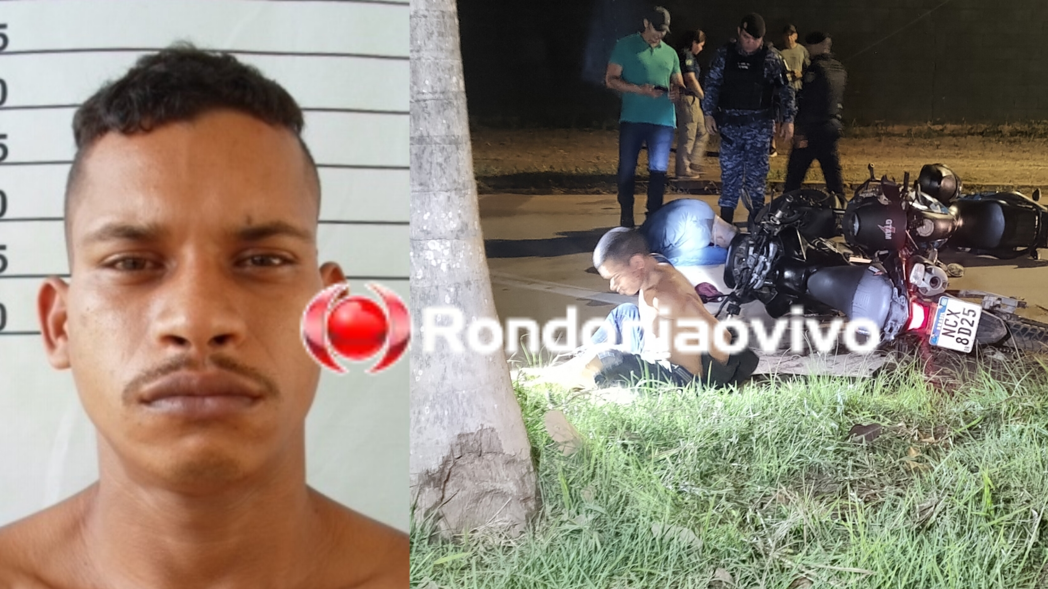 VÍDEO: Policiais ficam feridos em acidente após perseguição a assaltantes na Guaporé 