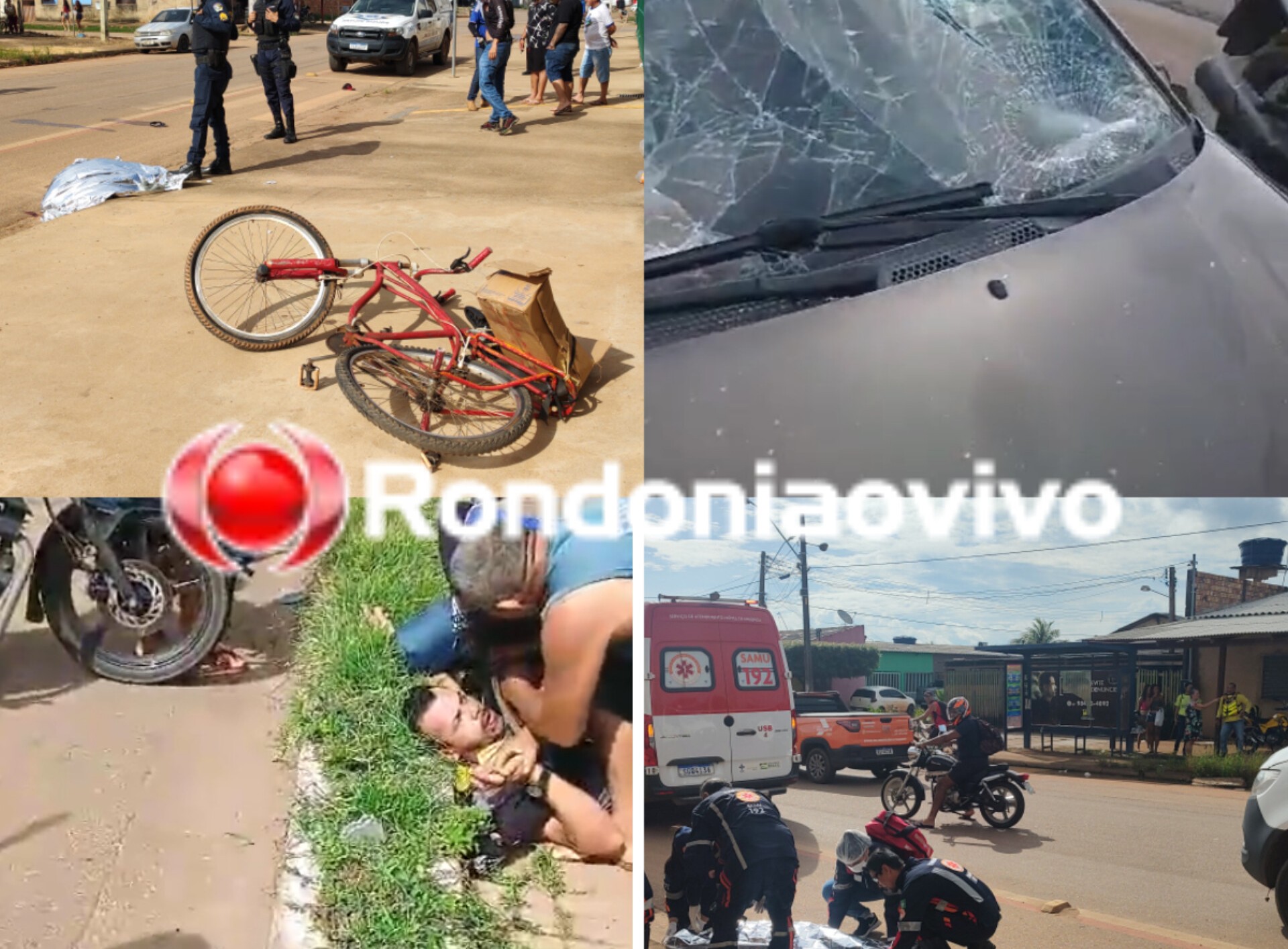TENTOU FUGIR: População espanca motorista que matou ciclista atropelado 