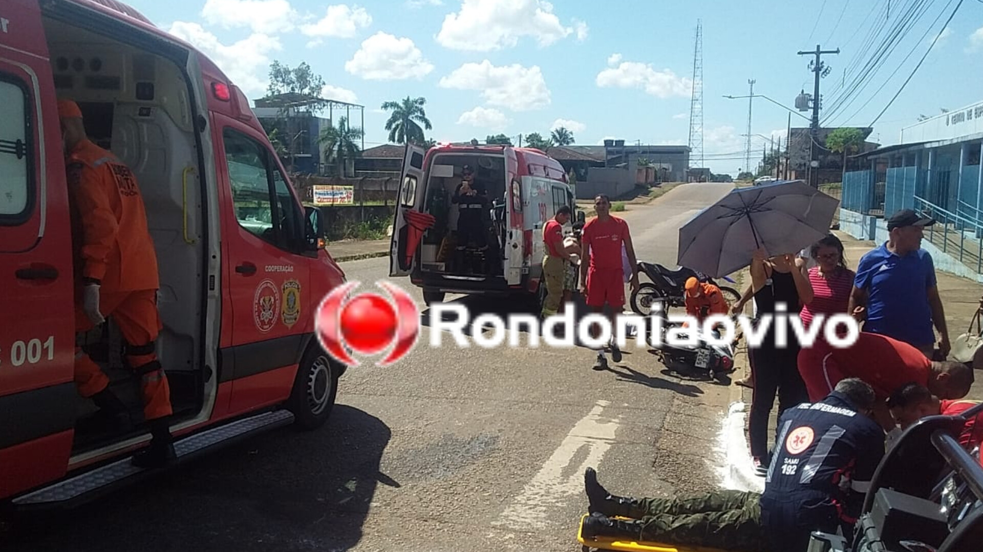 NO SEMÁFORO: Militar do Exército e mais dois homens ficam feridos em acidente na Rio Madeira 