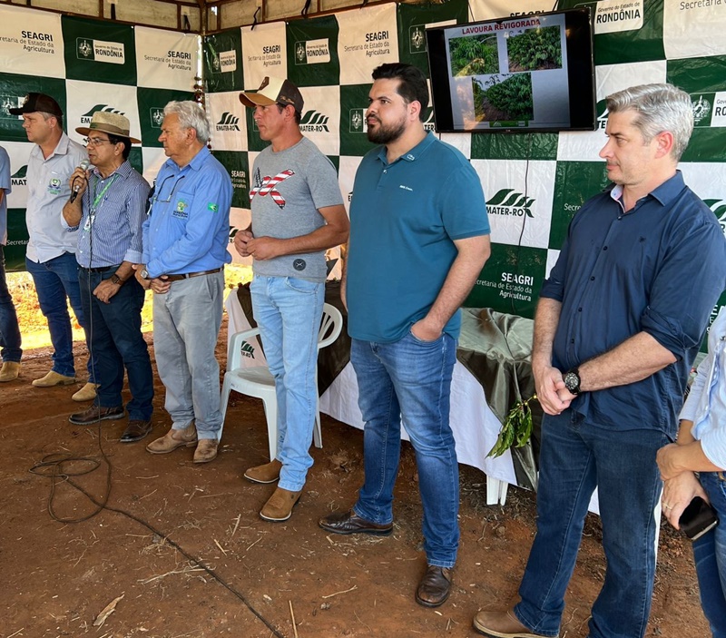 JEAN OLIVEIRA: Deputado participa em Alta Floresta D’Oeste do Dia Especial sobre Café Clonal