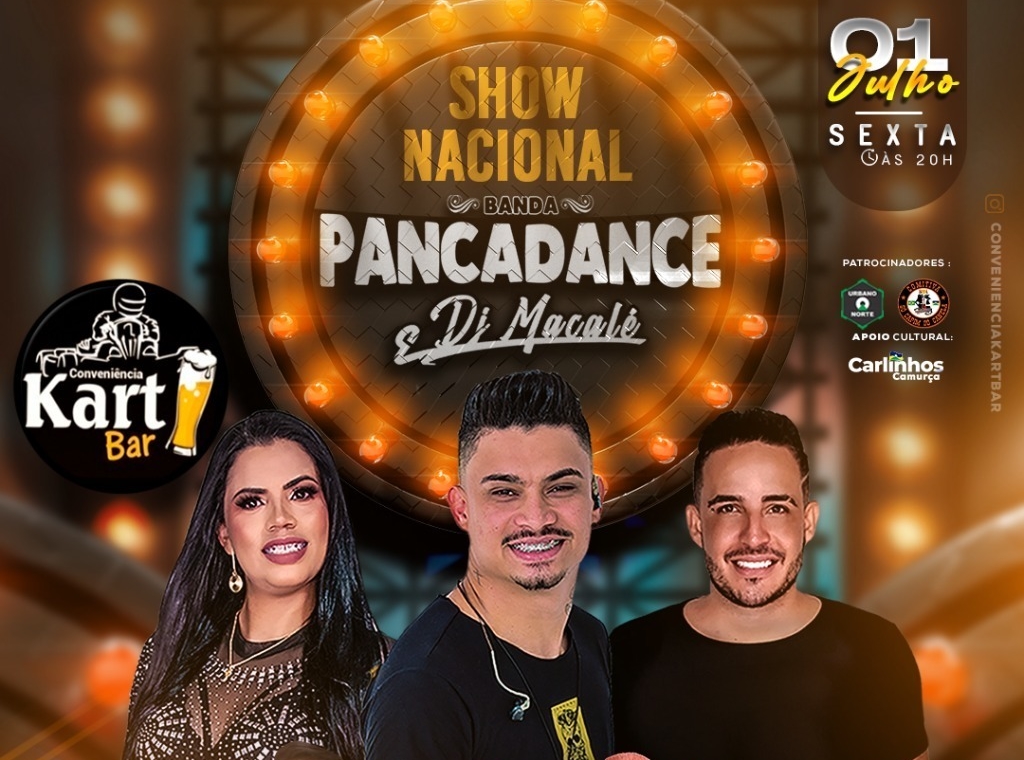 Confira os ganhadores dos ingressos para show da banda Pancadance e DJ Macalé 