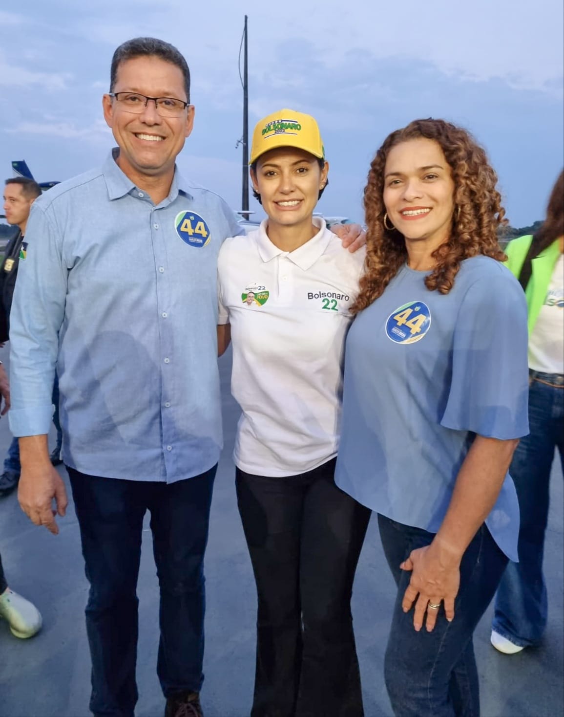 BOLSONARIANAS: Michelle Bolsonaro é recebida por Marcos Rocha e base do União Brasil