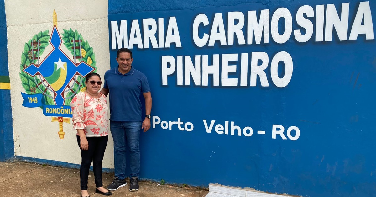 MELHORIAS: Eyder Brasil entrega reforma e troca de piso da Escola Maria Carmosina em Porto Velho