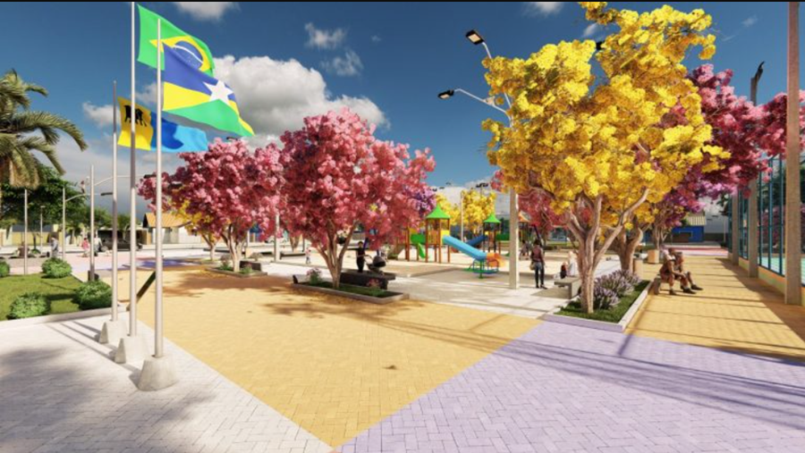 LAZER: Distrito de Nova Califórnia terá praça revitalizada
