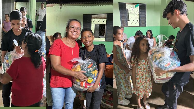 SOLIDARIEDADE: Orquestra Villa-Lobos de Porto Velho entrega alimentos a famílias carentes