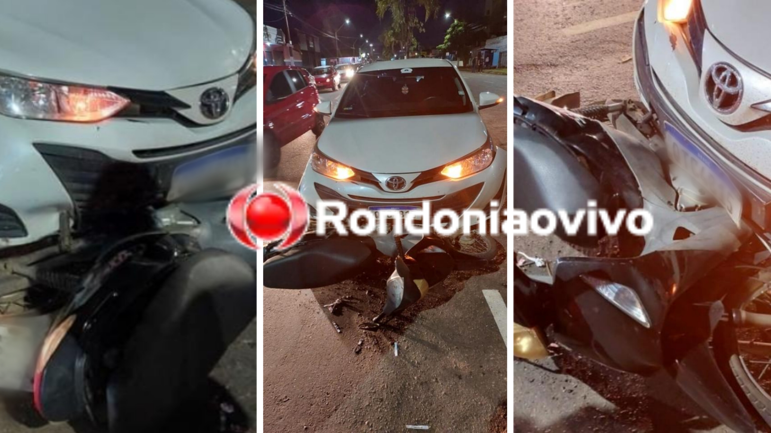 FERIDOS: Criança e pai são atropelados por carro em cruzamento na Caúla 