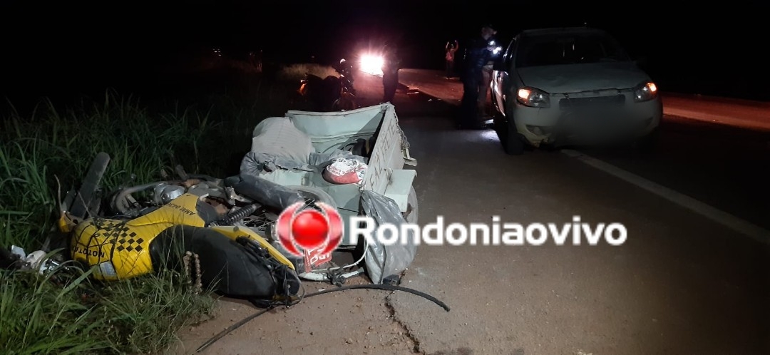 NA TRASEIRA: Mototaxista é atingido por motorista embriagado na BR-364 