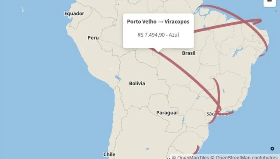 PESADO: Rondônia tem passagem aérea mais cara do Brasil, segundo ANAC