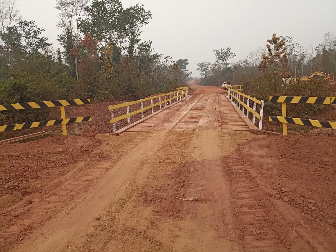 JEAN OLIVEIRA: Ponte sobre o Rio Vermelho em Alta Floresta é recuperada pelo DER