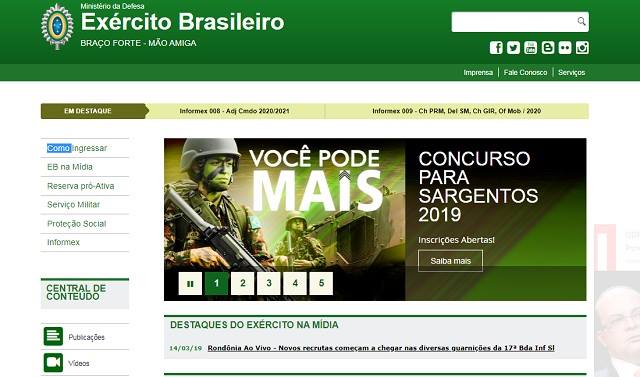 CREDIBILIDADE: Rondoniaovivo é destaque em página das Forças Armadas