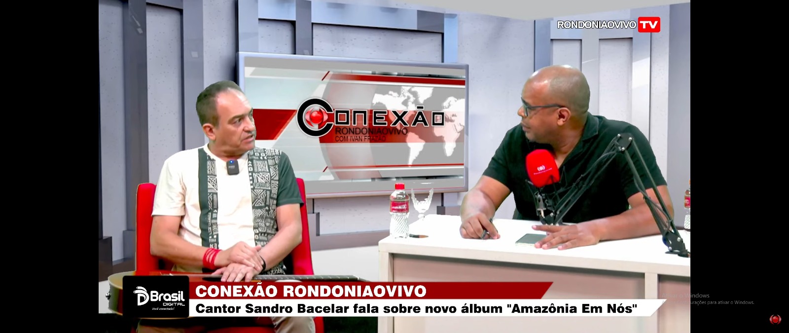 CONEXÃO RONDONIAOVIVO:  Cantor Sandro Bacelar apresenta o novo trabalho 'Amazônia em Nós'