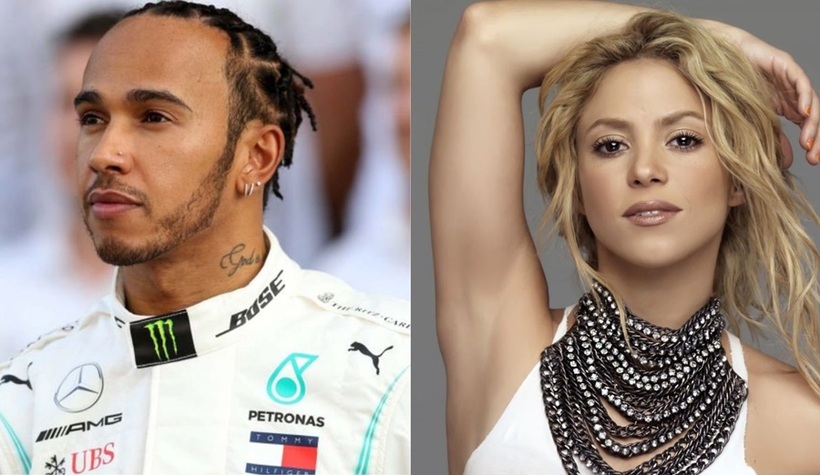 POSSÍVEL CASAL: Shakira e Lewis Hamilton são vistos em passeio de barco