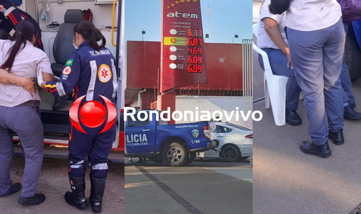 JORGE TEIXEIRA: Empresário com carro Fusion atropela frentista em posto de combustíveis