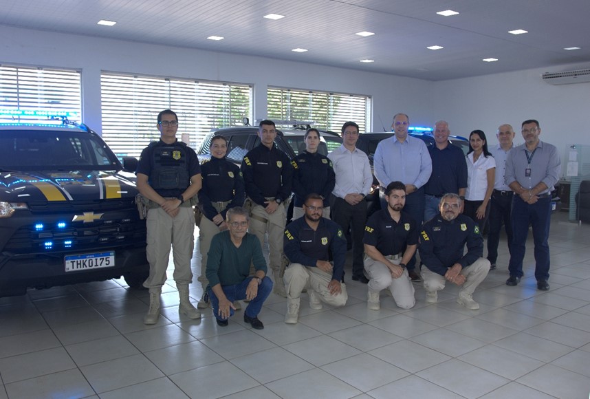 MAIS SEGURANÇA: Nova 364 entrega novas viaturas à PRF de Rondônia